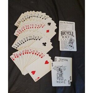 Bicycle Holiday Edition 90's 2 Deck Set In Tin  Playing Cards Green Red